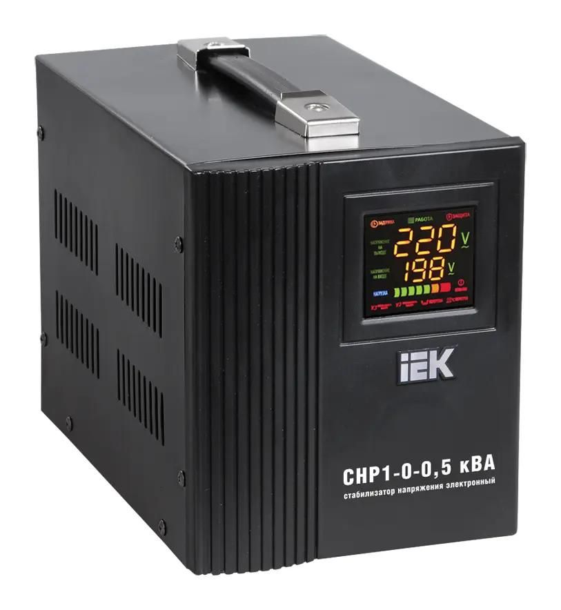 Стабилизатор напряжения IEK Home,  черный [ivs20-1-00500]